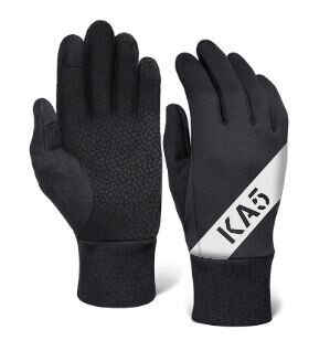 KA5 Traction Running Gloves -  Black