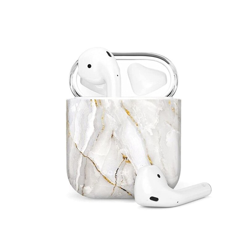 POUCH ME® Case Cover For Airpods 1 2 Finder Series White Knight