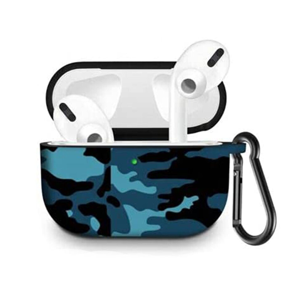 Camouflage Skin Case Cover For Airpods Pro | Blue