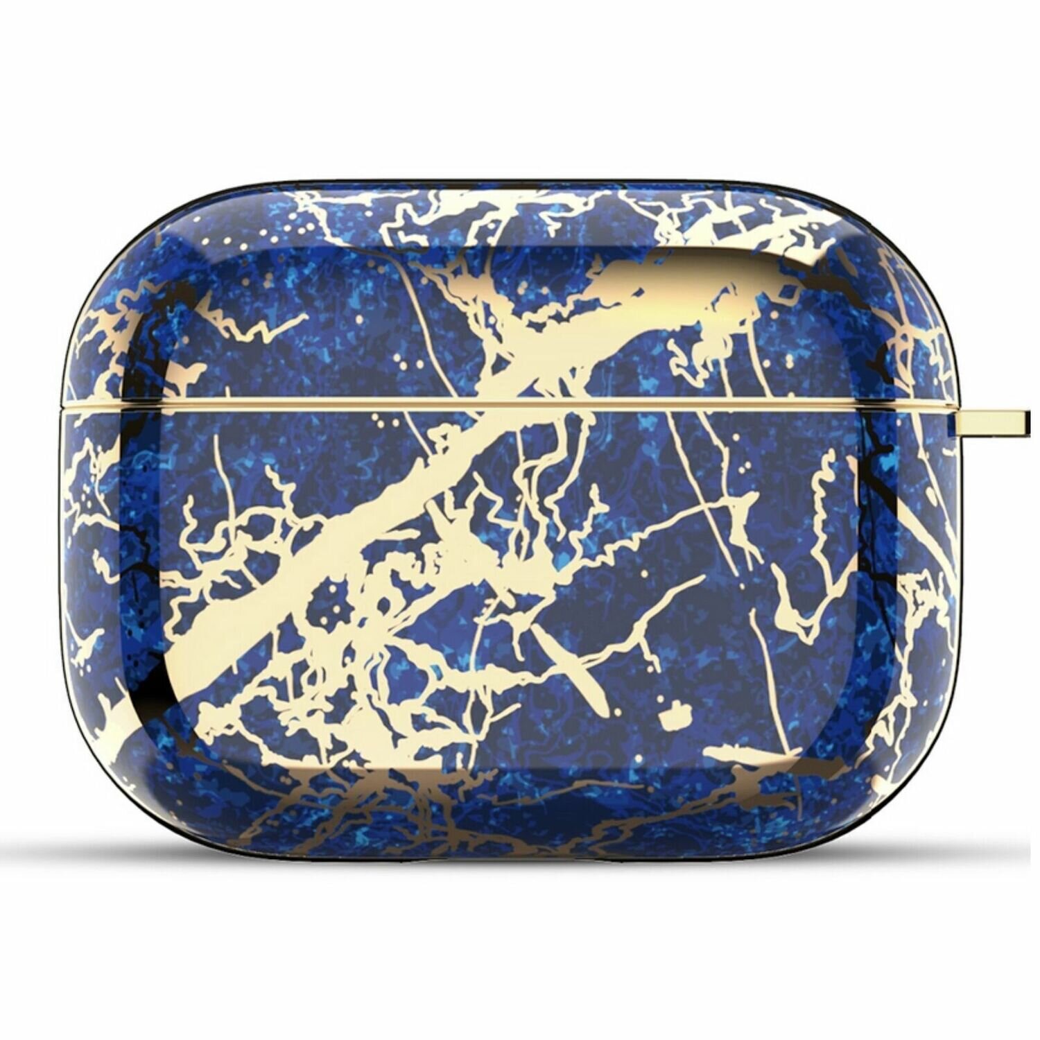 Case Cover for Airpods Pro Electroplated Marble | Dark Blue