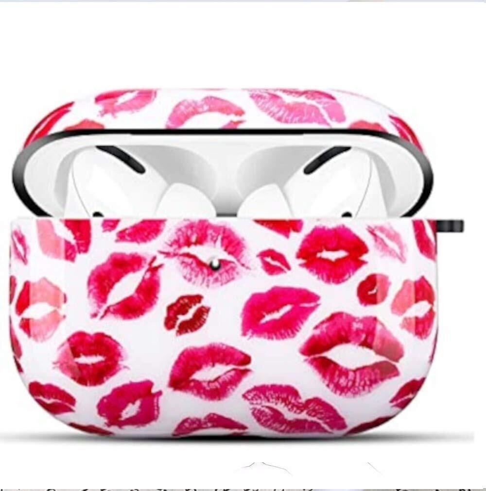 Cute case cover for Airpods Pro | Pink Kiss
