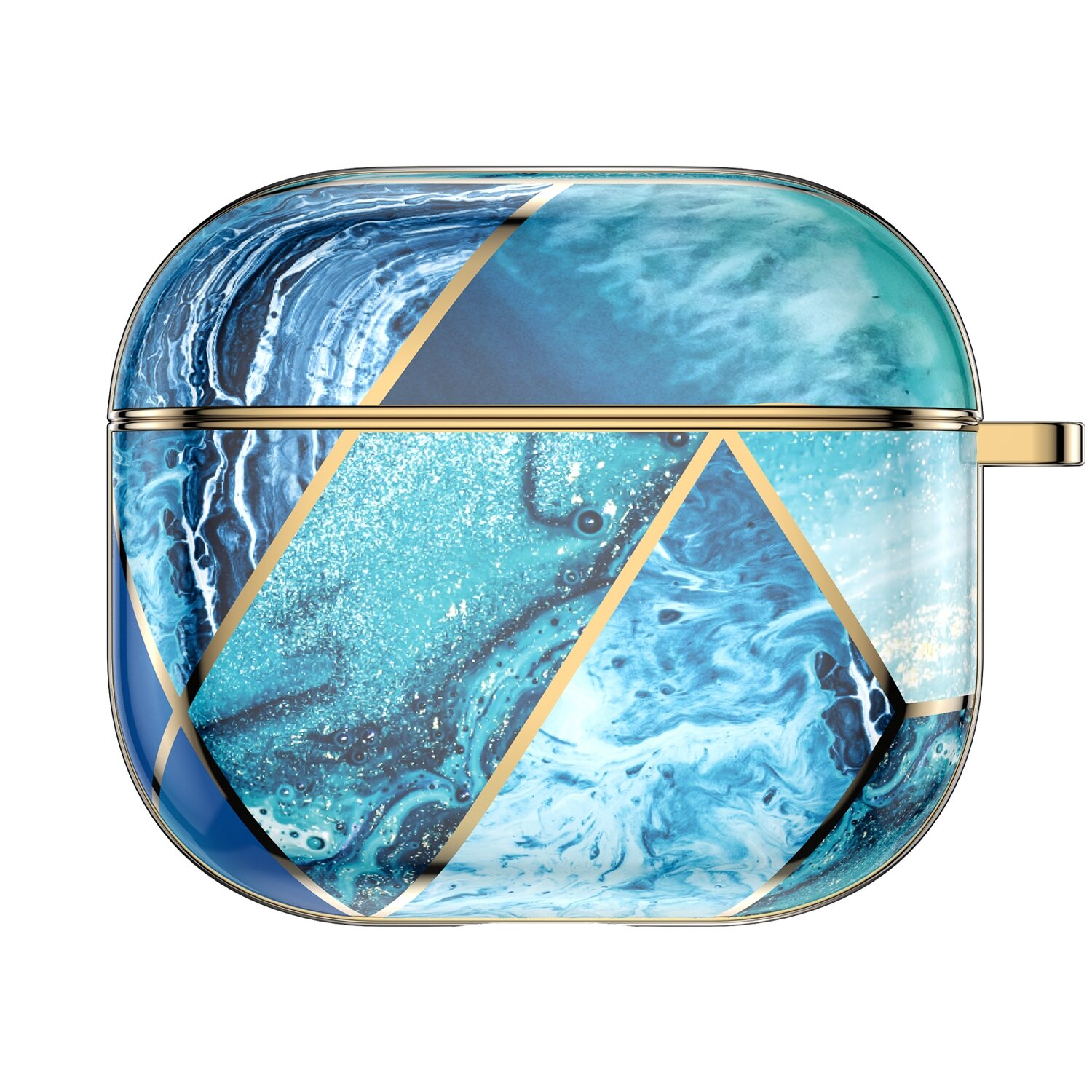 Electroplated Case Cover for Airpods Gen 3 | Ocean Blue