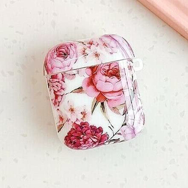 Floral case cover for Airpods Gen 1 & 2 | Perfume Pink Floral
