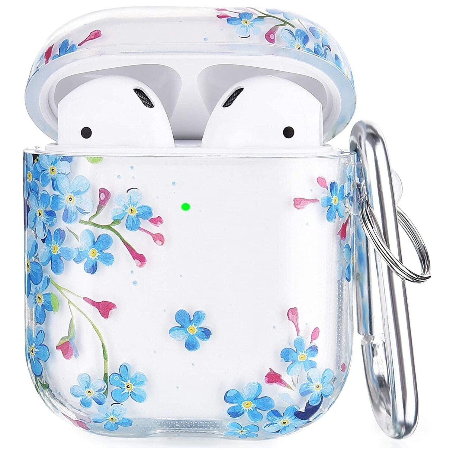 Floral case cover for Airpods Gen 1 & 2 | Petite Blues