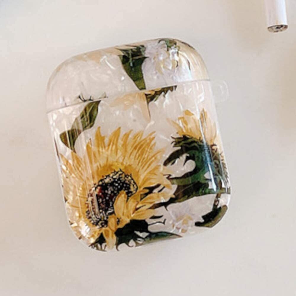 Floral case cover for Airpods Gen 1 & 2 | Sunflower Burst