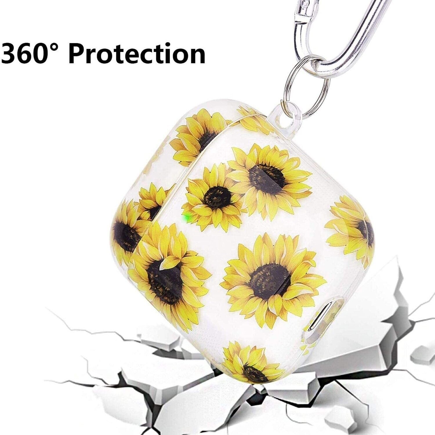 Floral case cover for Airpods Gen 1 & 2 | Sunflower Cluster