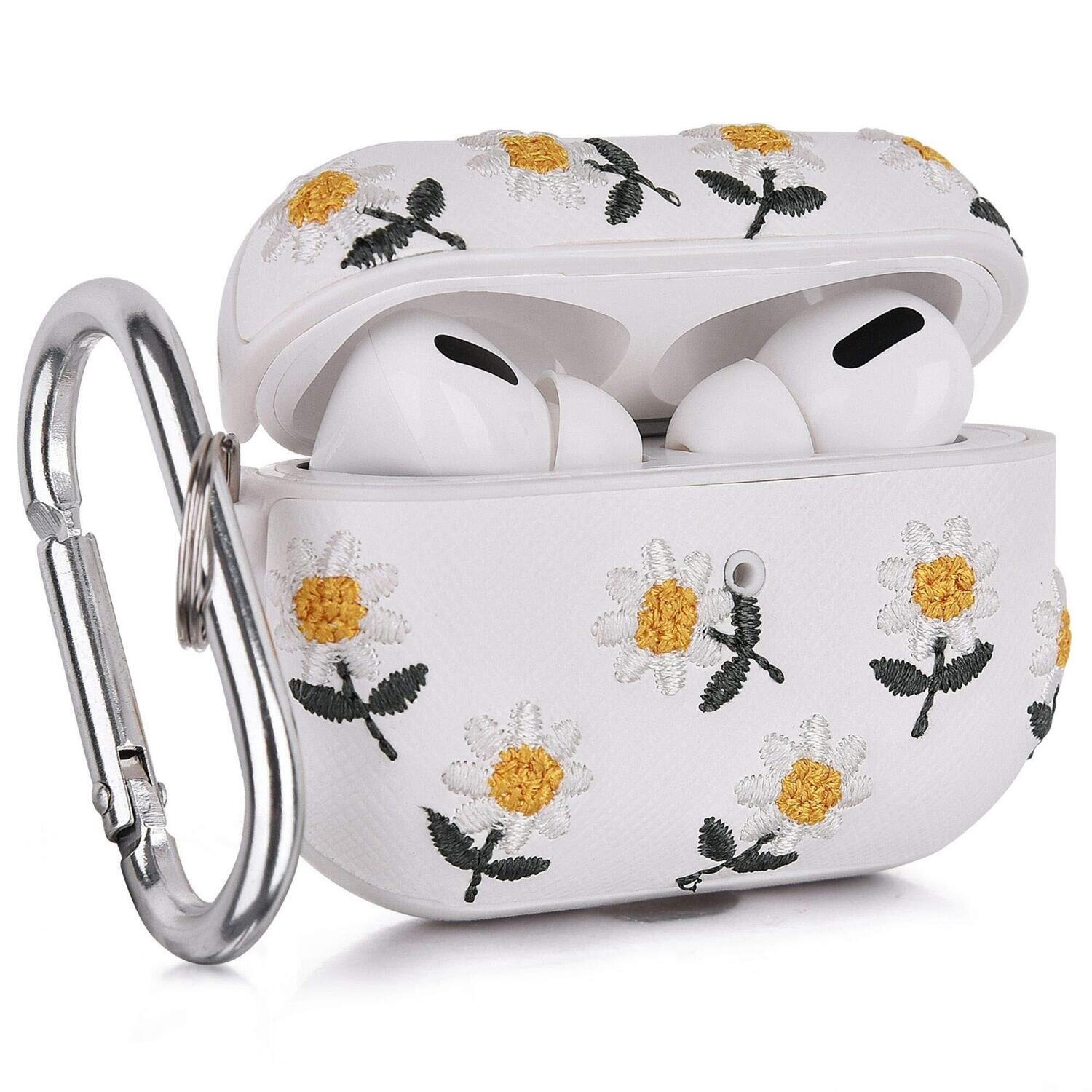 Floral case cover for Airpods Pro | Yellow Florets