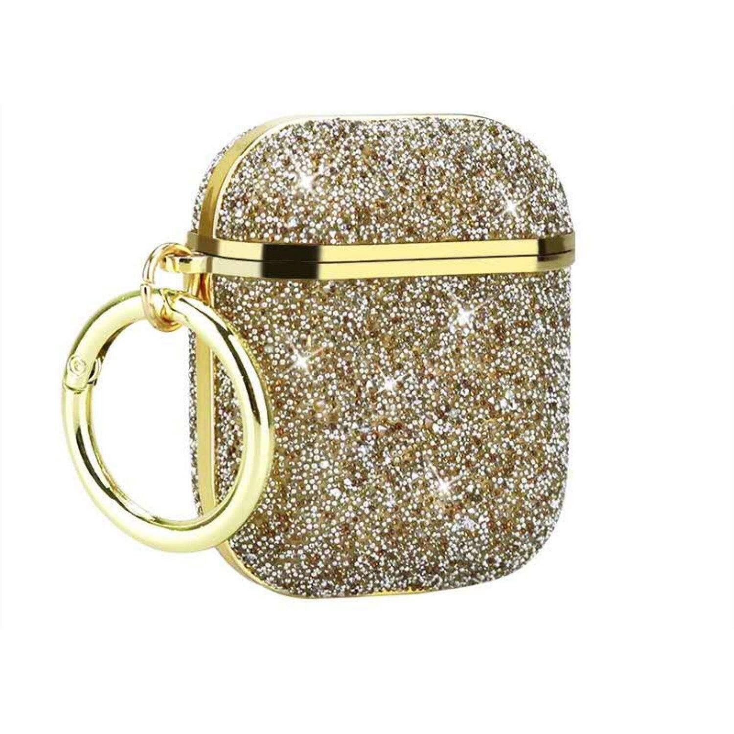 Glitter case cover for Airpods Gen 1 & 2 | Gold