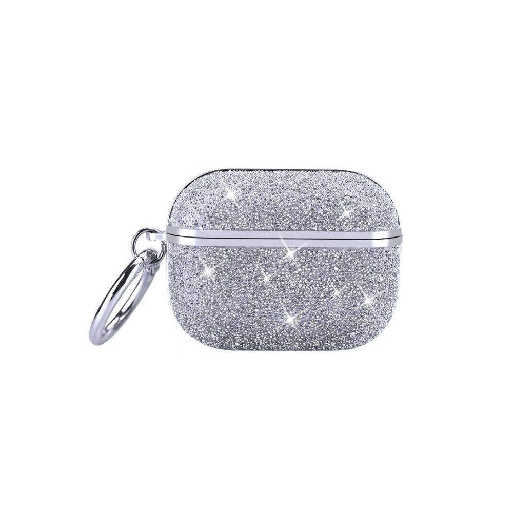 Glitter case cover for Airpods Pro | Silver