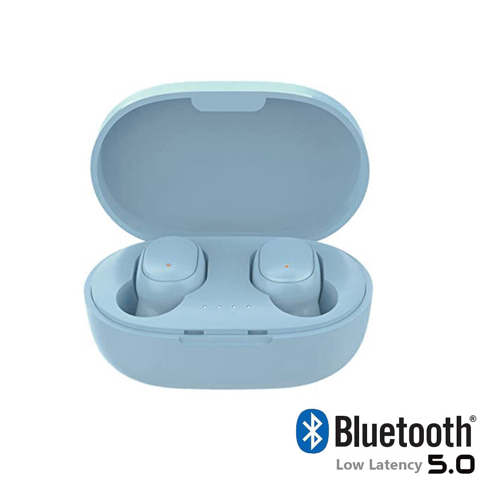 Macaron A6S Airdots TWS Bluetooth Wireless Earbuds Blue