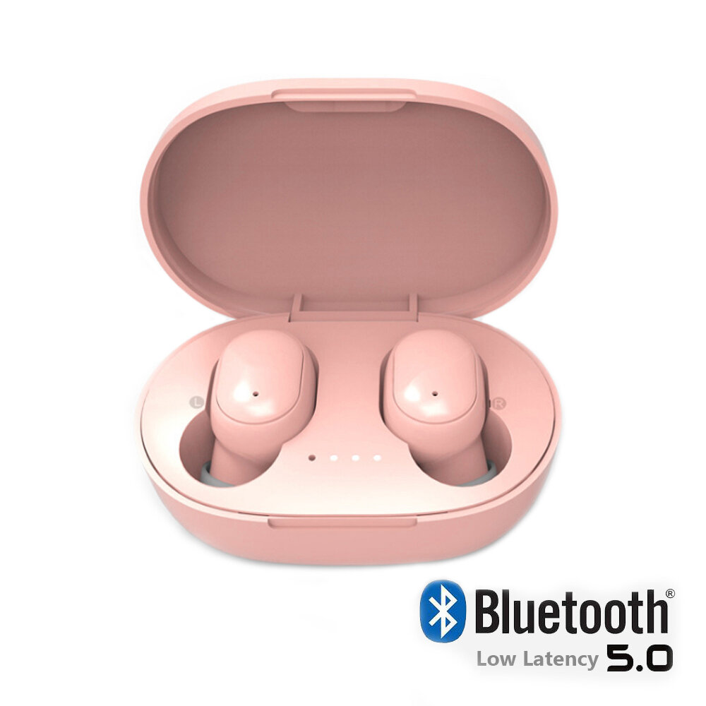 Macaron A6S Airdots TWS Bluetooth Wireless Earbuds Pink