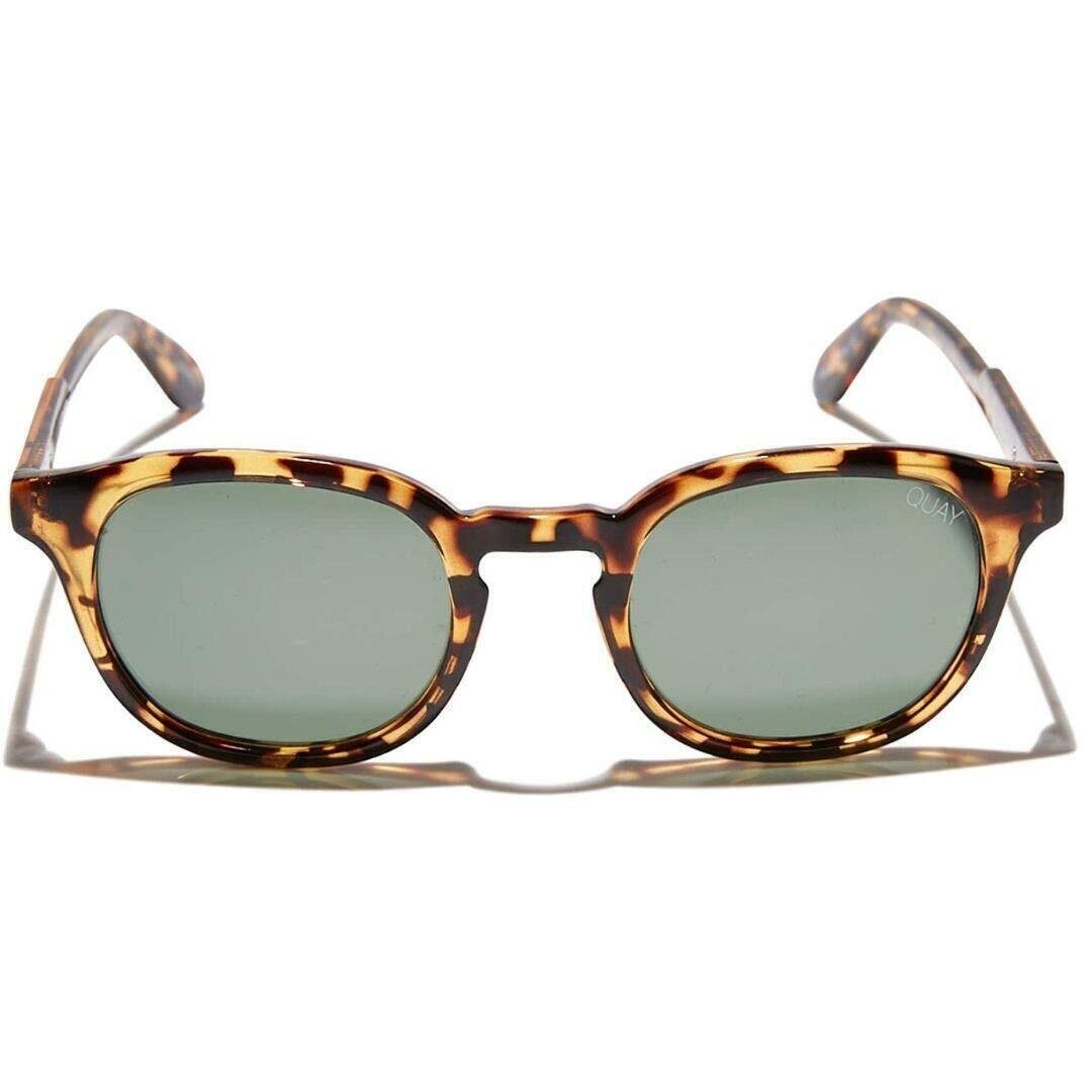 QUAY� WALK ON Men's Designer Sunglasses | Tortoise Green