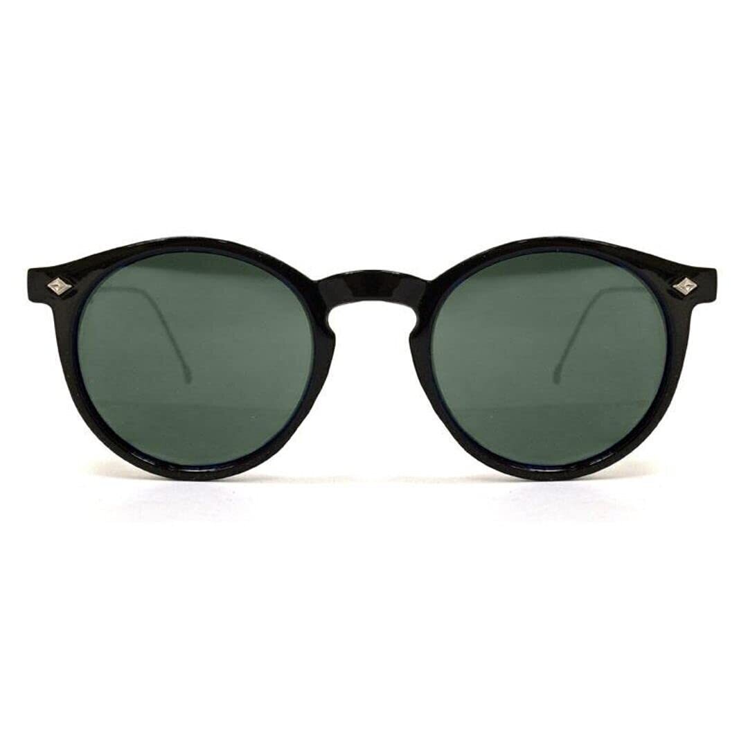 SPITFIRE� UK FLEX Designer Sunglasses | Black Frame Green Lens