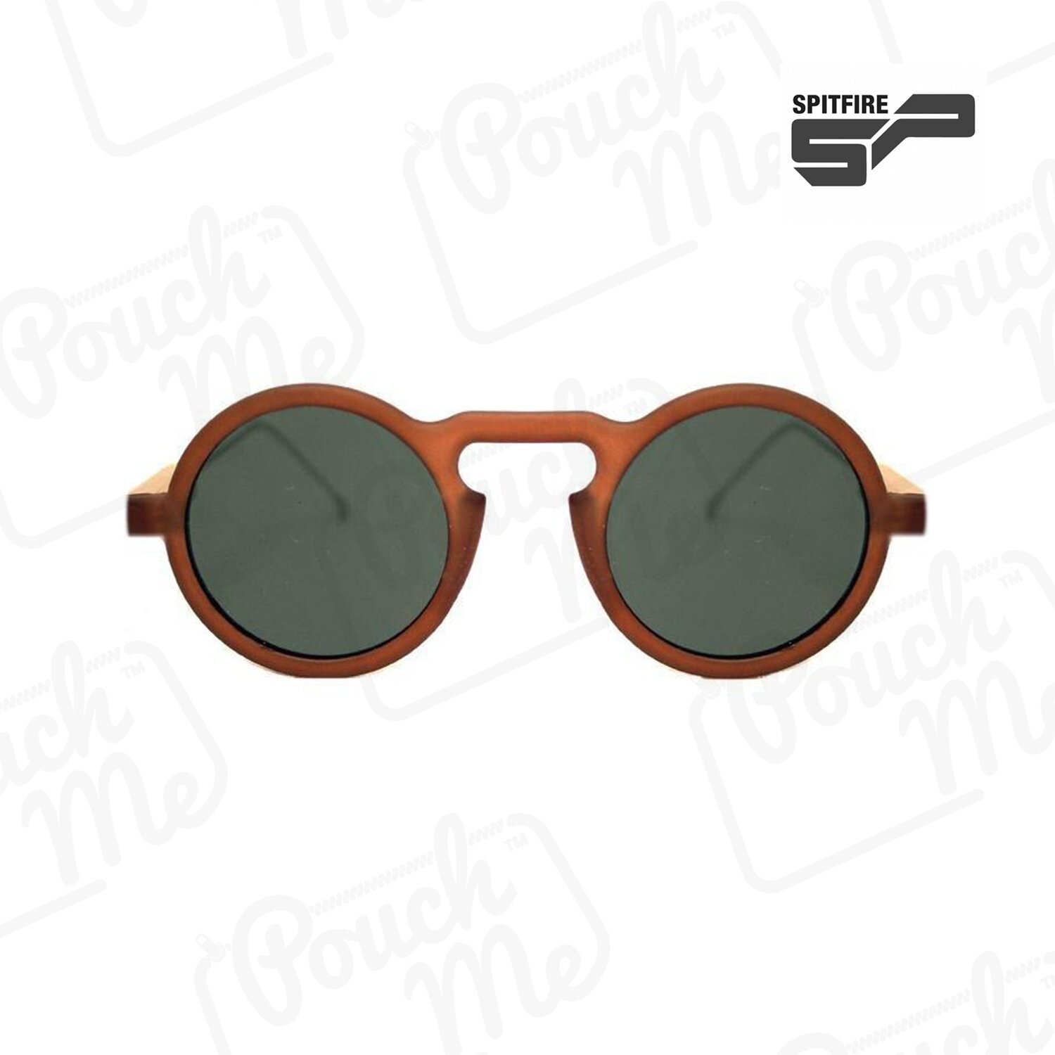 SPITFIRE� UK LENNON 5 Designer Sunglasses | Matte Brown Black