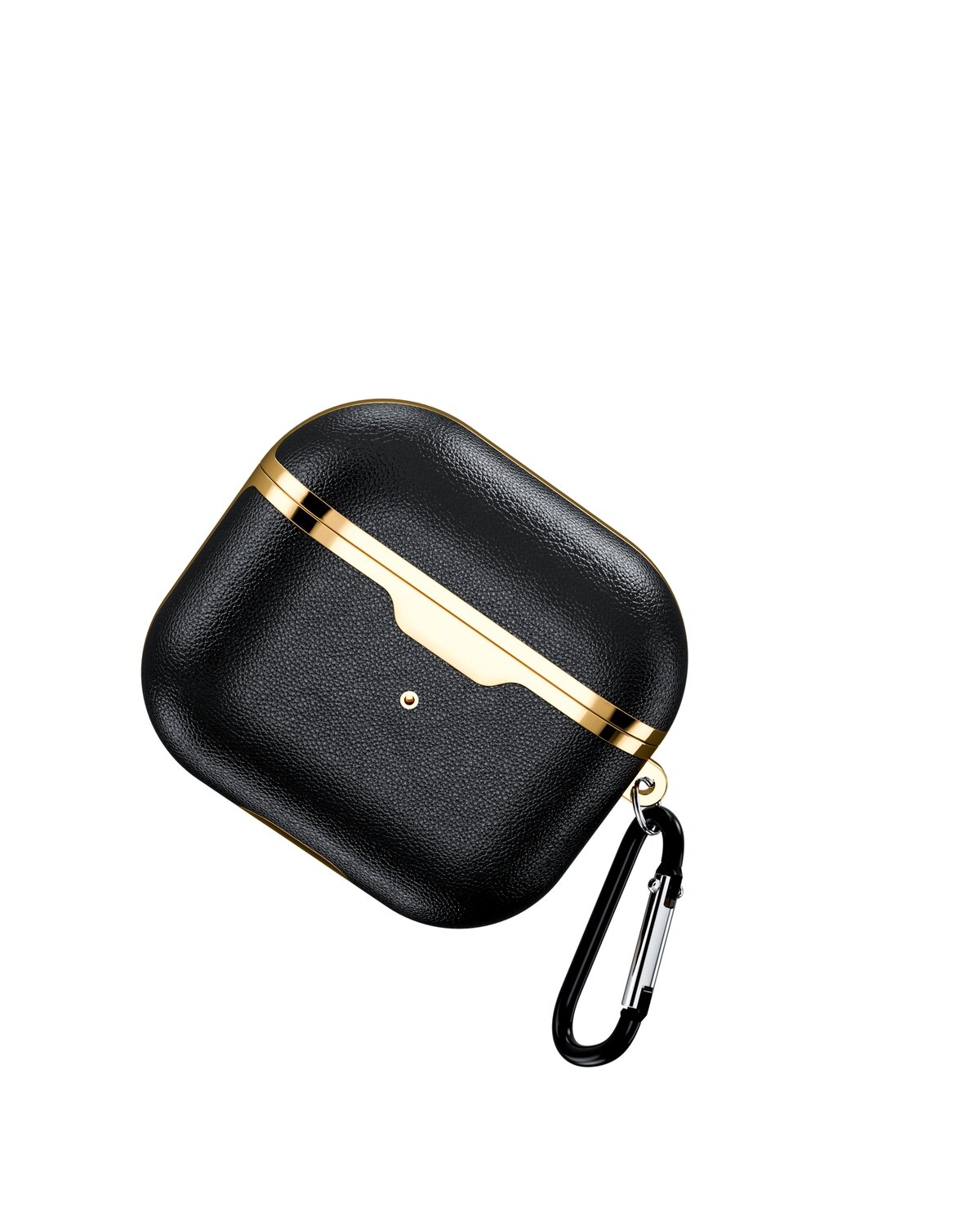 Vegan Leather case cover for Airpods 3 | Sleek Black