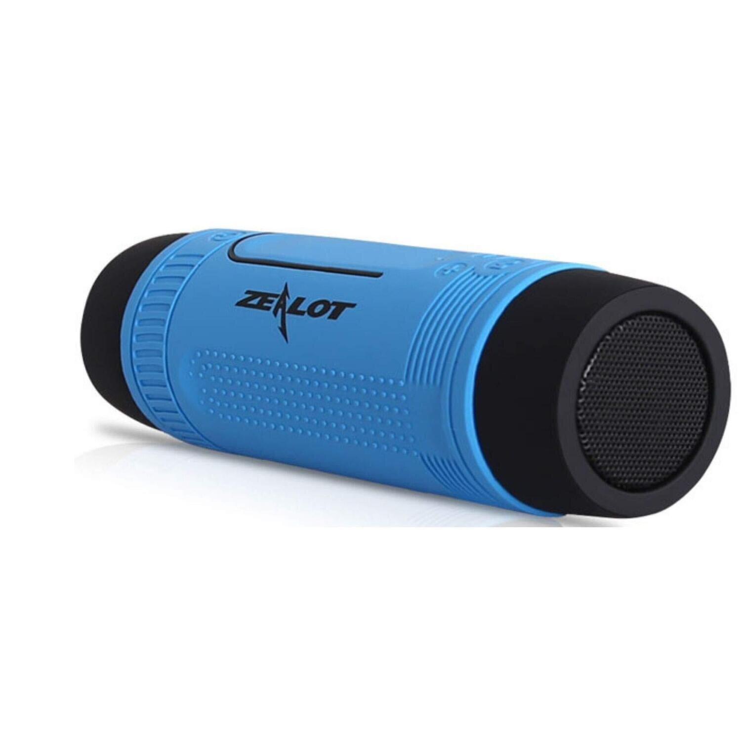Zealot� S1 Wireless Bluetooth Speaker IPX4 Waterproof Hifi Blue