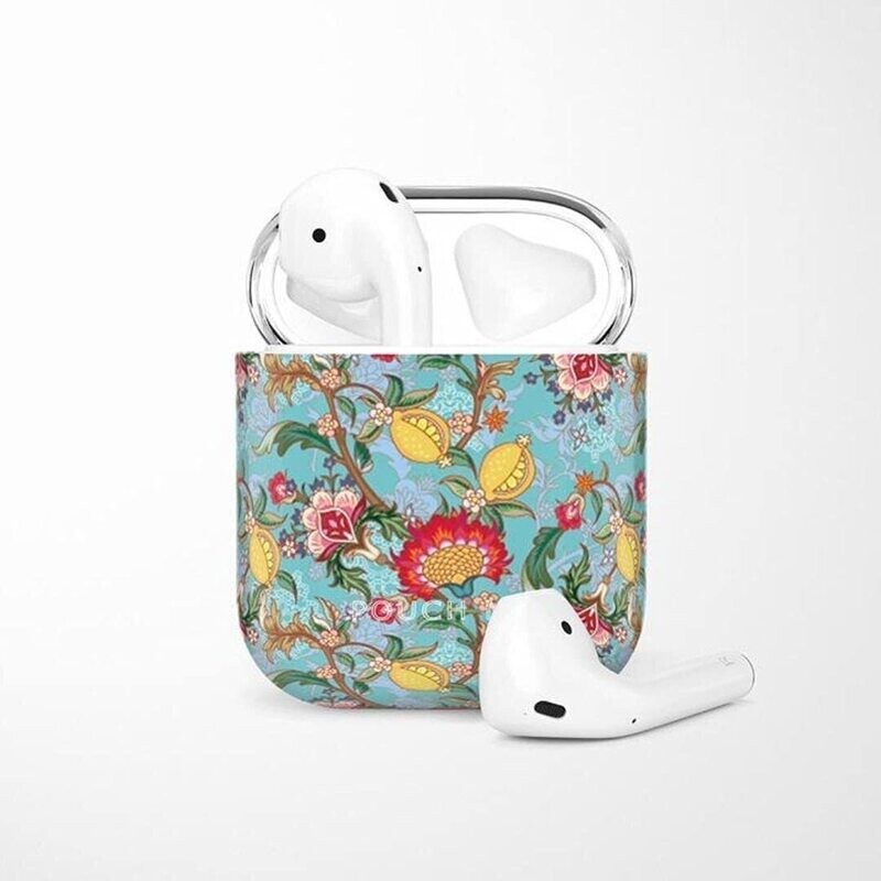 POUCH ME� Case Cover For Airpods 1 2 Finder Series Lemon Splash