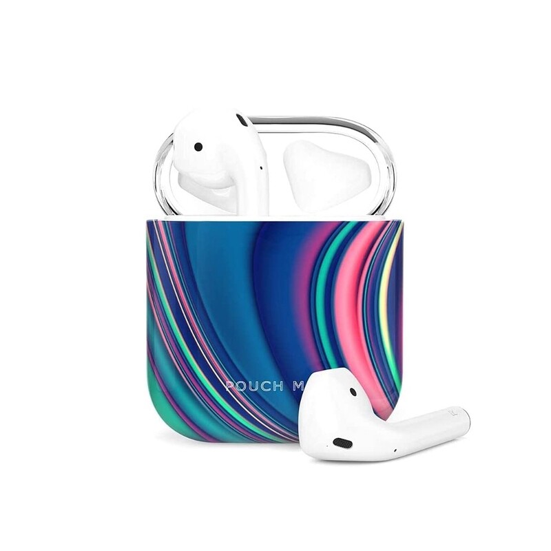 POUCH ME� Case Cover For Airpods 1 2 Finder Series Pastel River