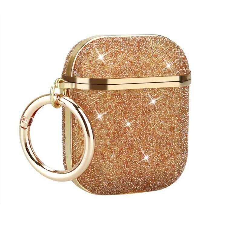 Glitter case cover for Airpods Gen 1 & 2 | Champagne