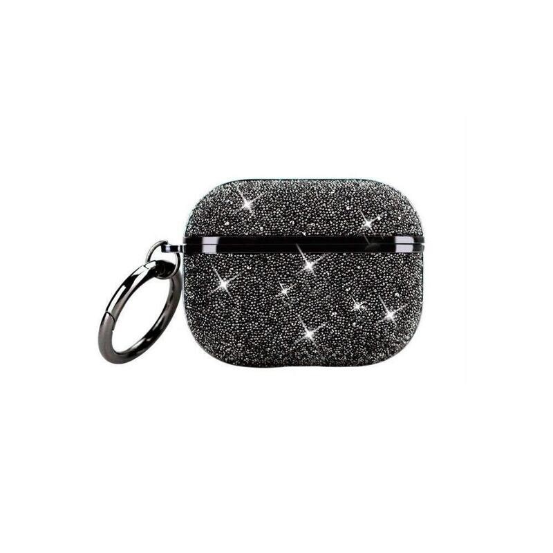 Glitter case cover for Airpods Pro | Black
