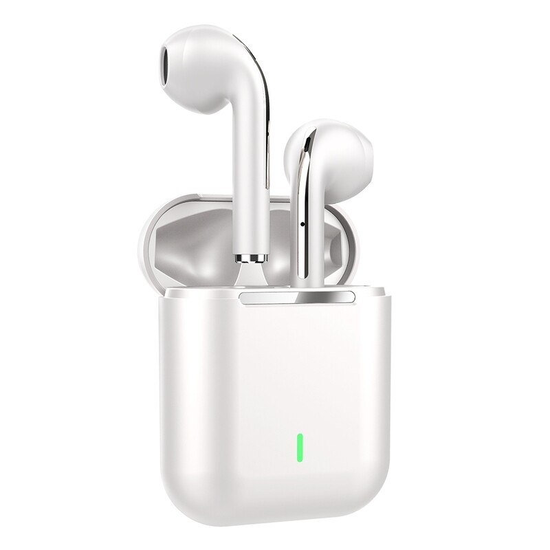 J18 Wireless Earbuds TWS Bluetooth Earphone White