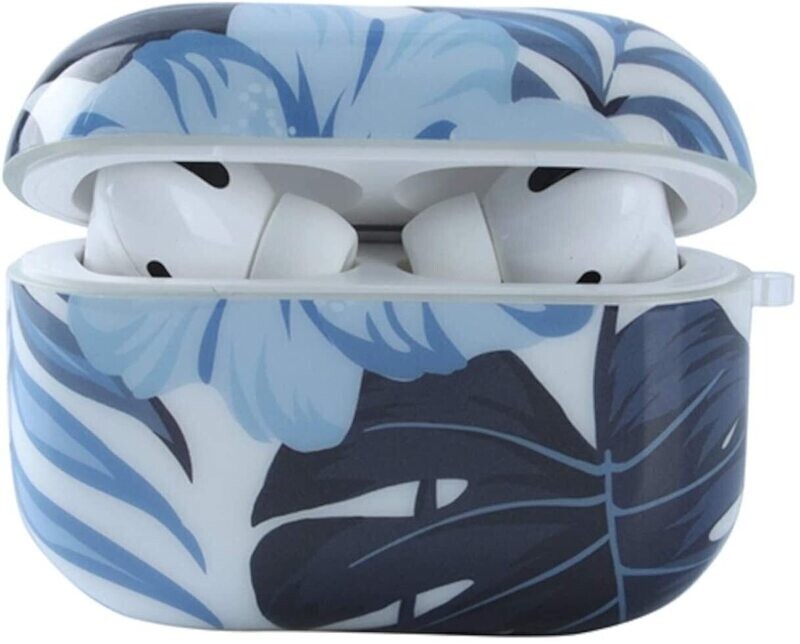 Floral case cover for Airpods Pro | Blue Palm