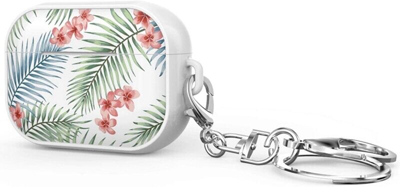 Floral case cover for Airpods Pro | Caribbean Red