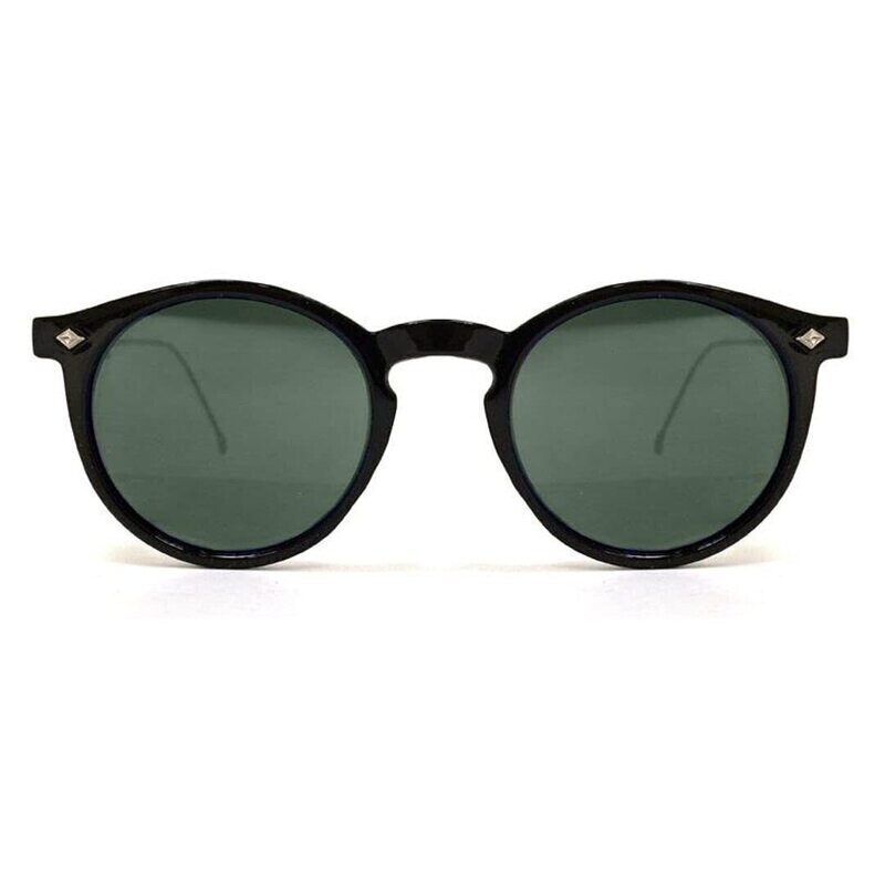 SPITFIRE� UK FLEX Designer Sunglasses | Black Frame Green Lens