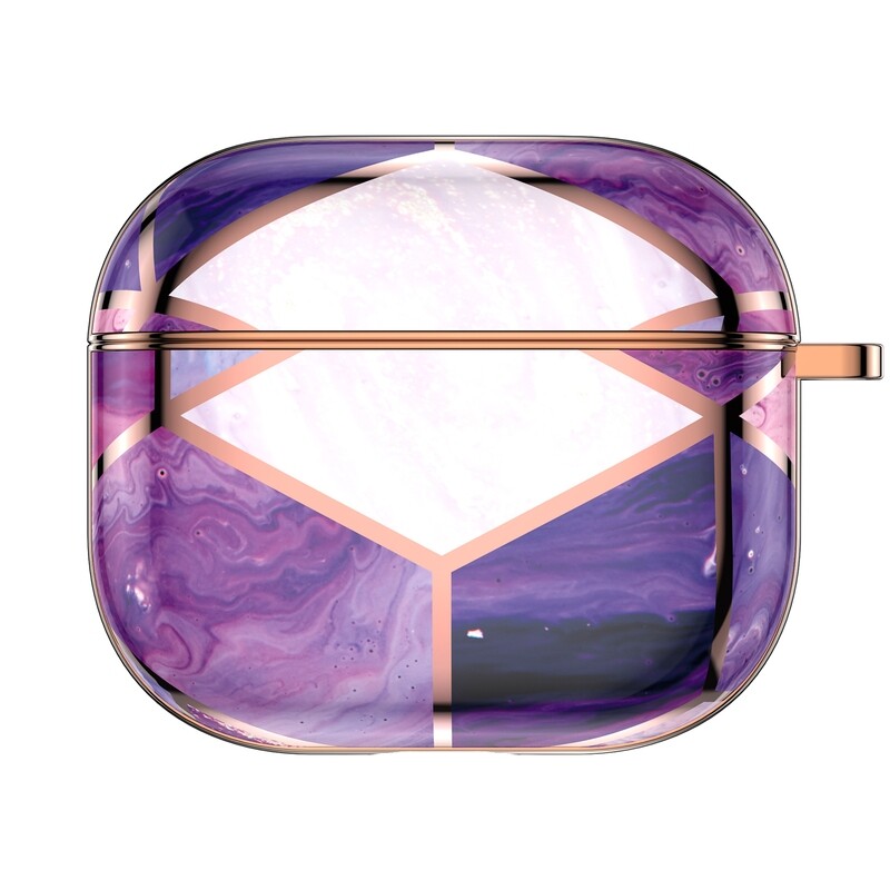 Electroplated Case Cover for Airpods Gen 3 | Purple