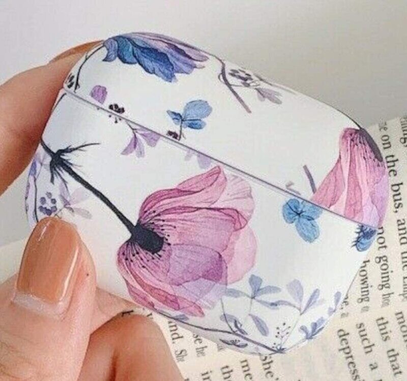 Floral Case Cover for Airpods Pro | Lilac Poppy