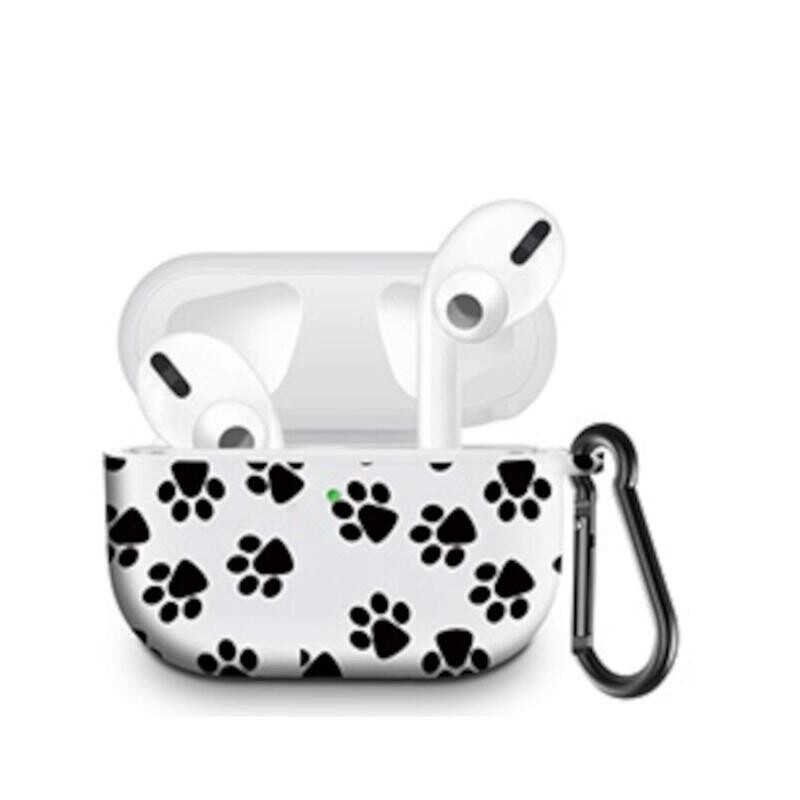 Paw Print Case Cover for Airpods Pro | Black Paw