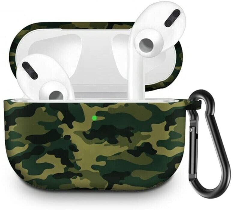 Camouflage Skin Case Cover For Airpods Pro | Green
