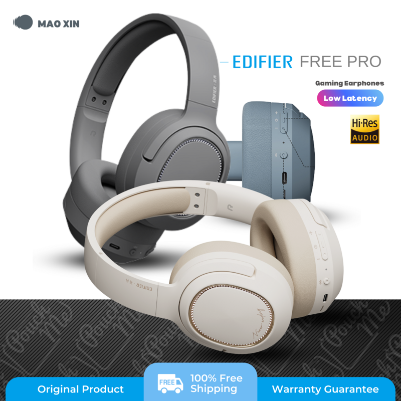Edifier Free Pro Bluetooth Wireless Headphones Low Latency Gaming Headset