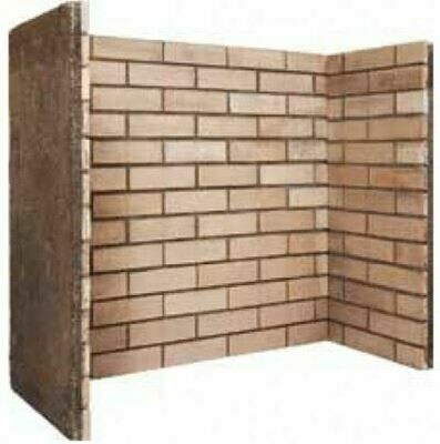 Brick Firebox Panels (Set of 3)