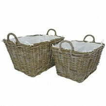 Grosvenor Rattan Basket (set of 2)