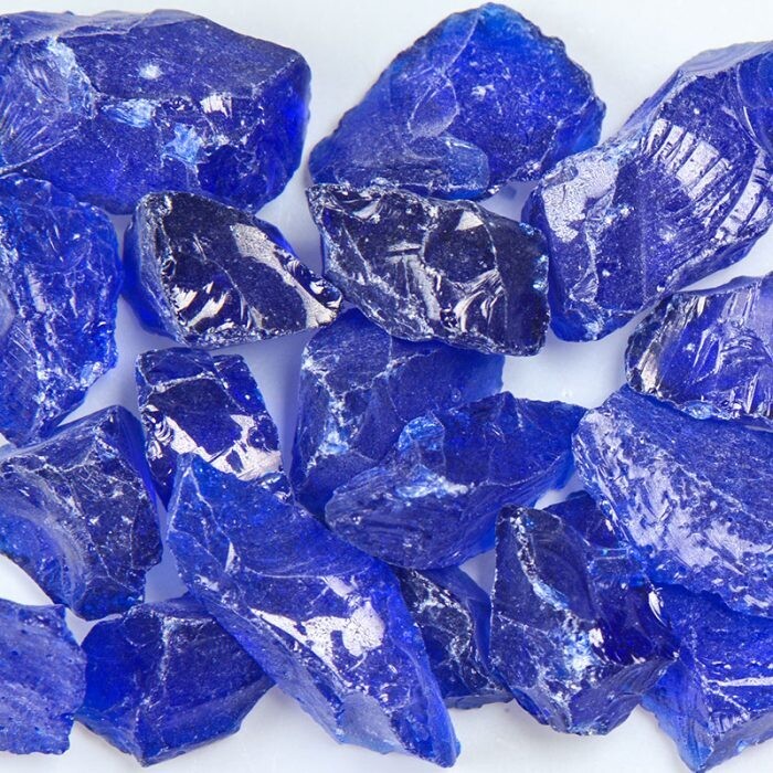 Dark Blue Fire Glass