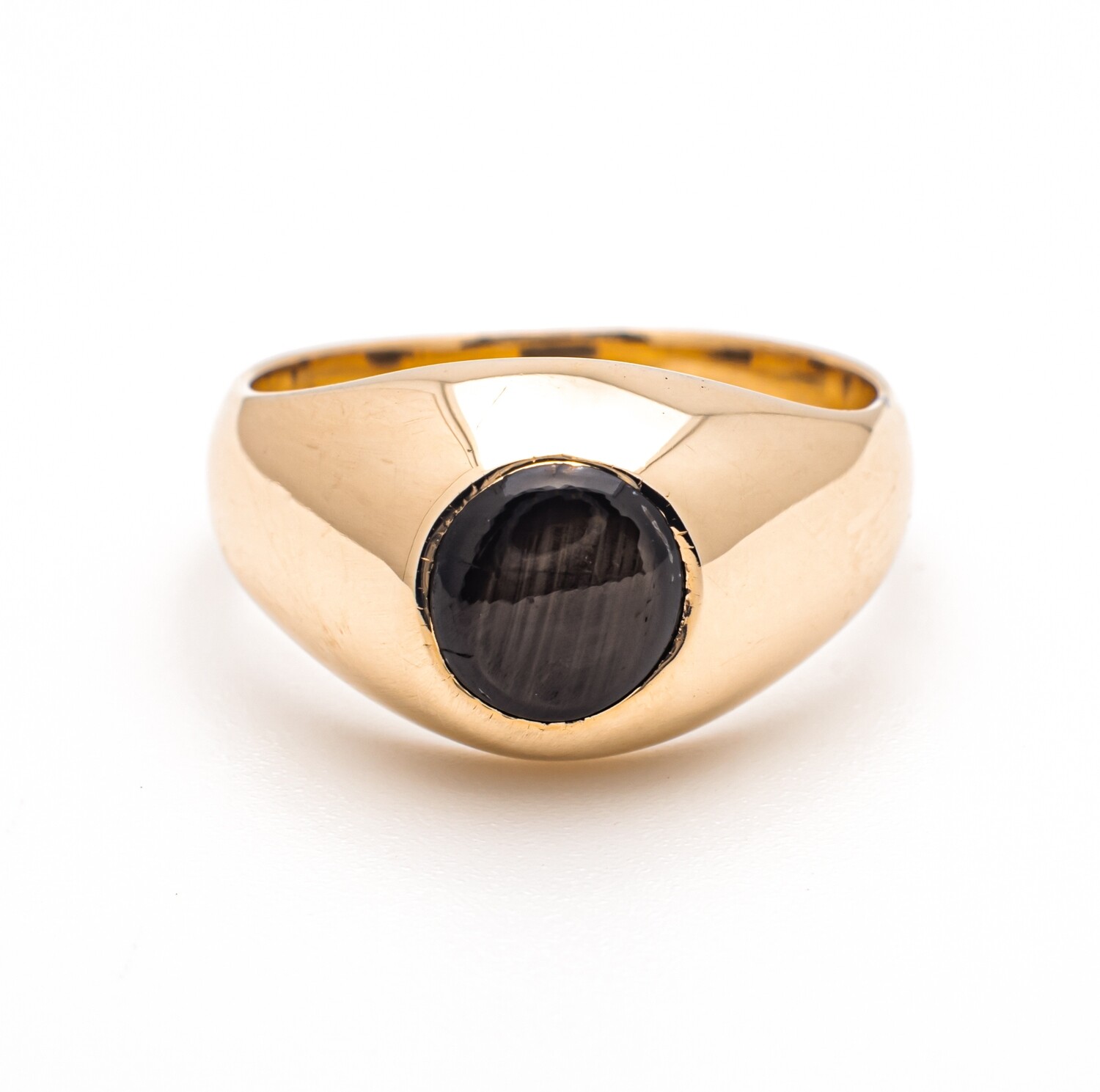 18k Gold Ring with Gemstone. SIZE-3.5