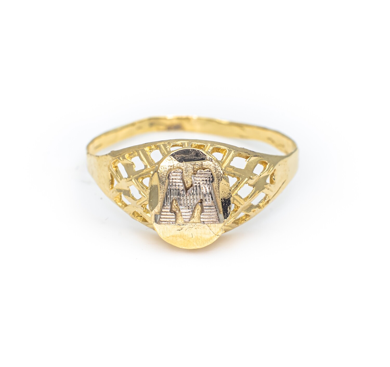 10k Gold Ring. SIZE-10.5