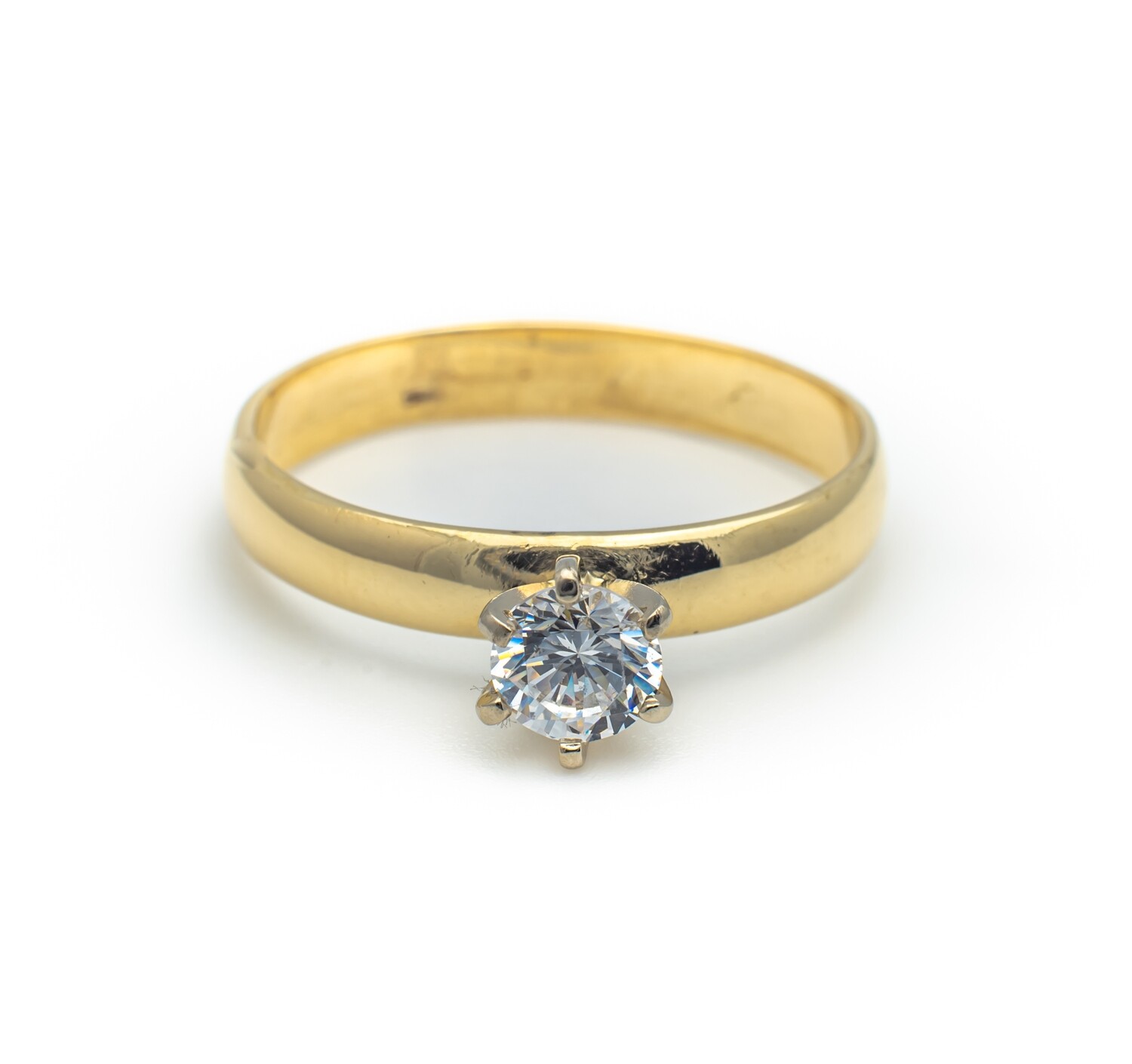 CZ Stone Gold Ring