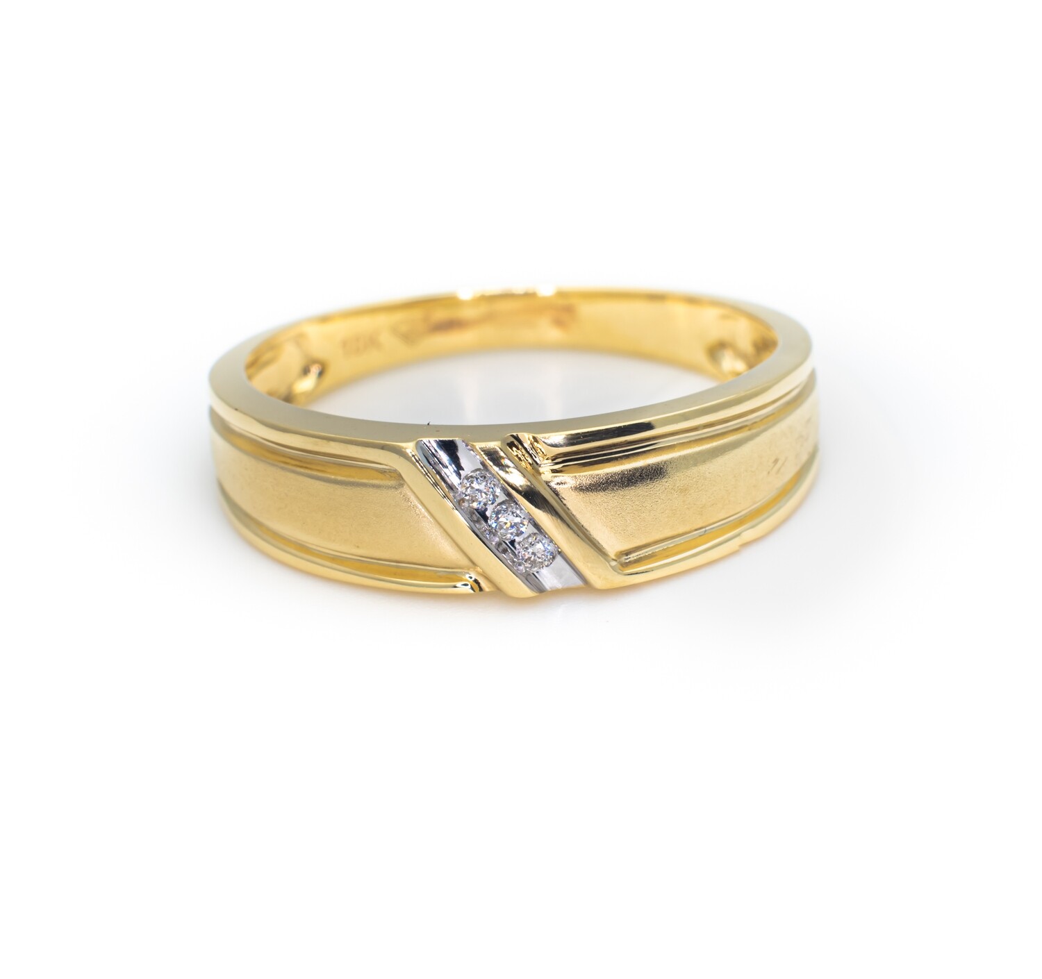 10k Gold Ring with Diamonds