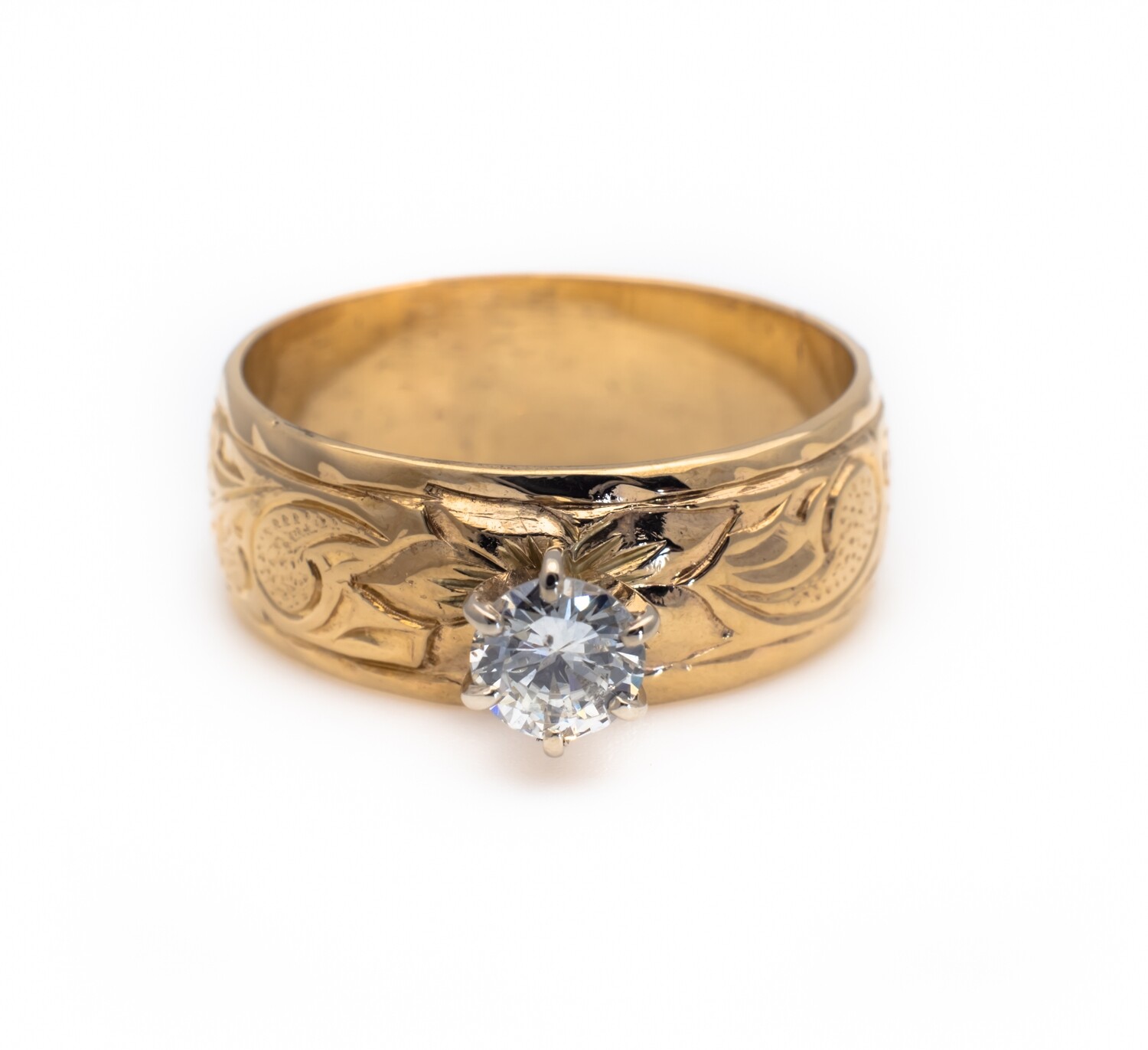 14k Gold Diamond Ring
