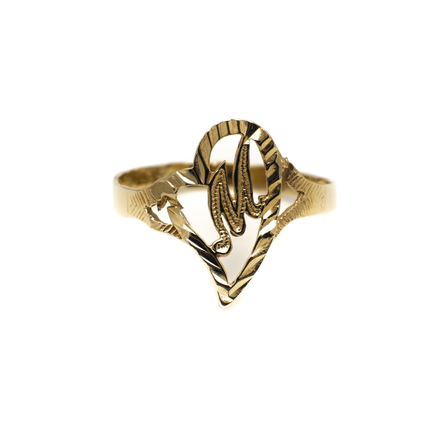10k Gold Ring. SIZE-6.5