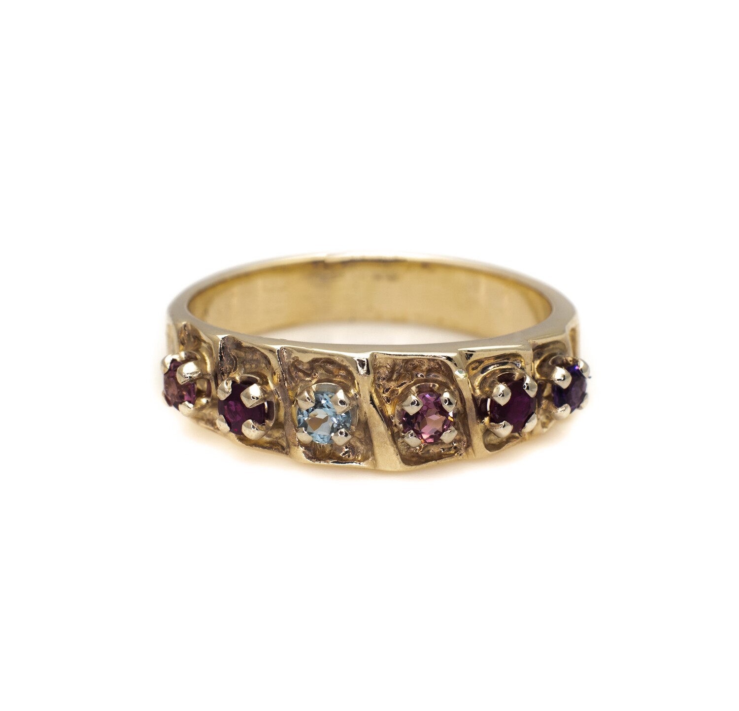 10k Gold Ring with Gemstones