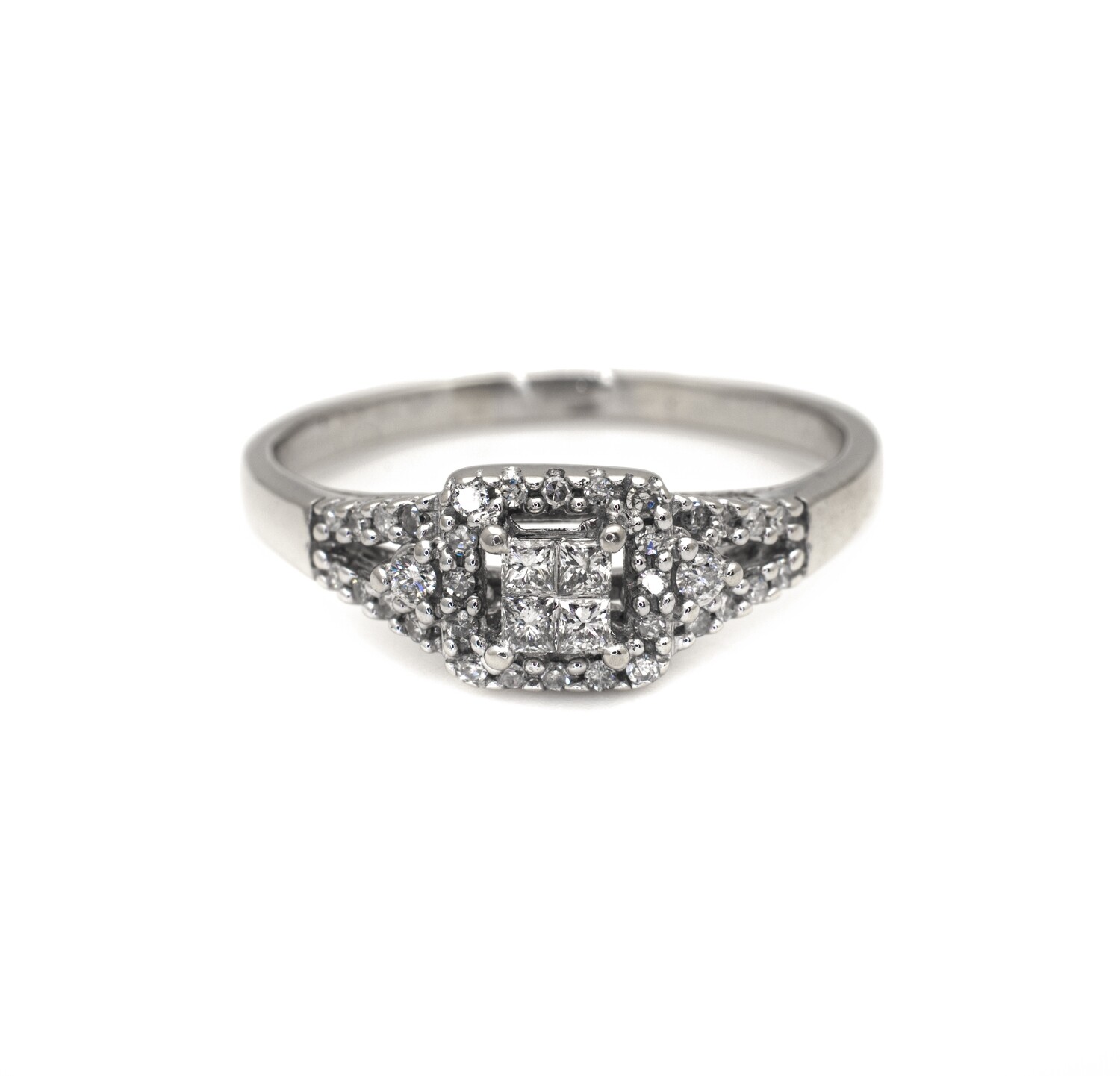 10k Gold Ring with Diamonds