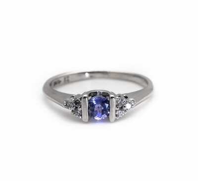 Gemstone Diamond Ring