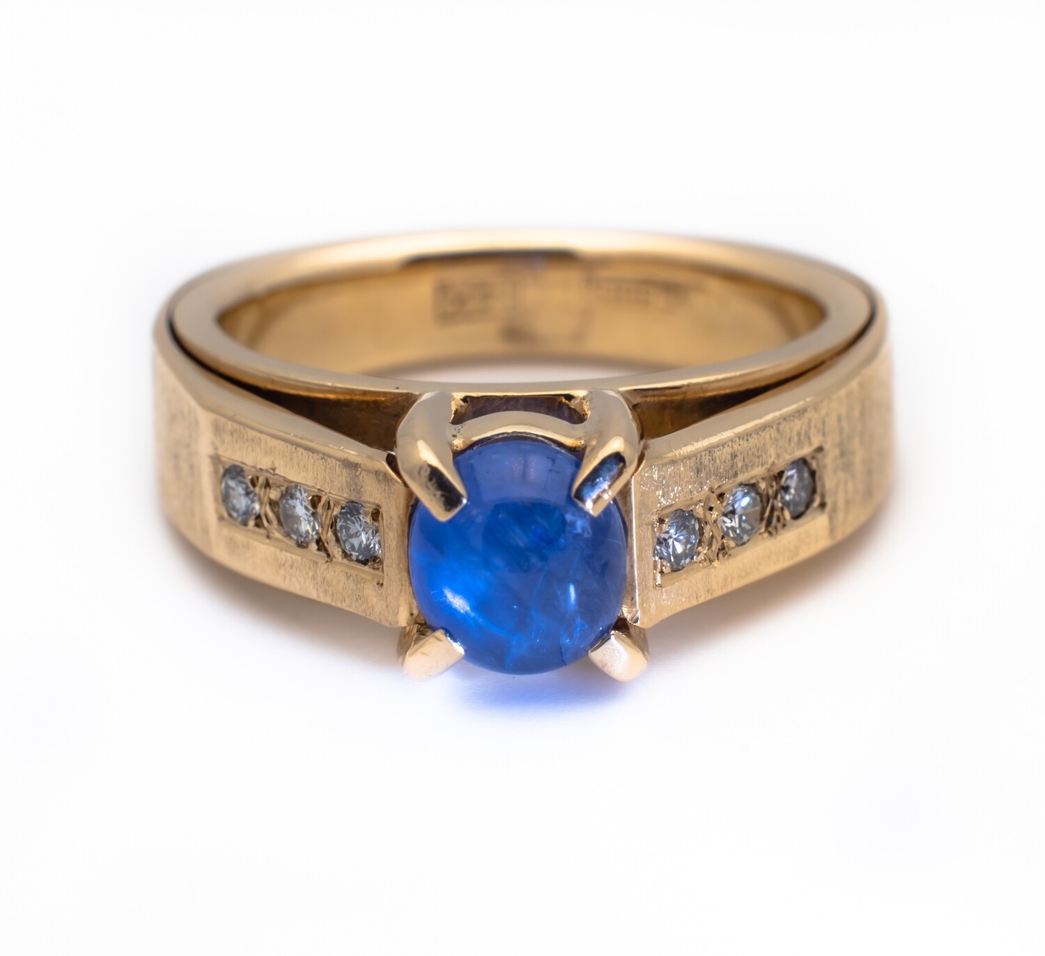 14k Gold Diamond and Gemstone Ring