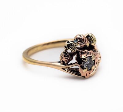 14k Gold Ring with Diamond