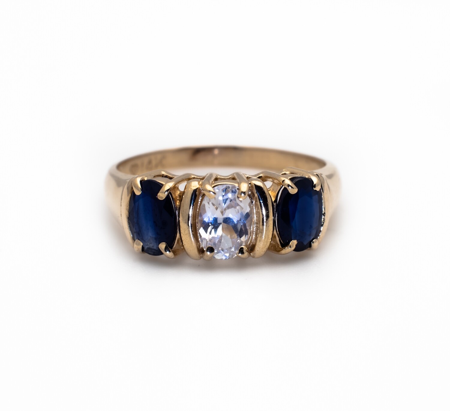 14k Gold Ring with Gemstones