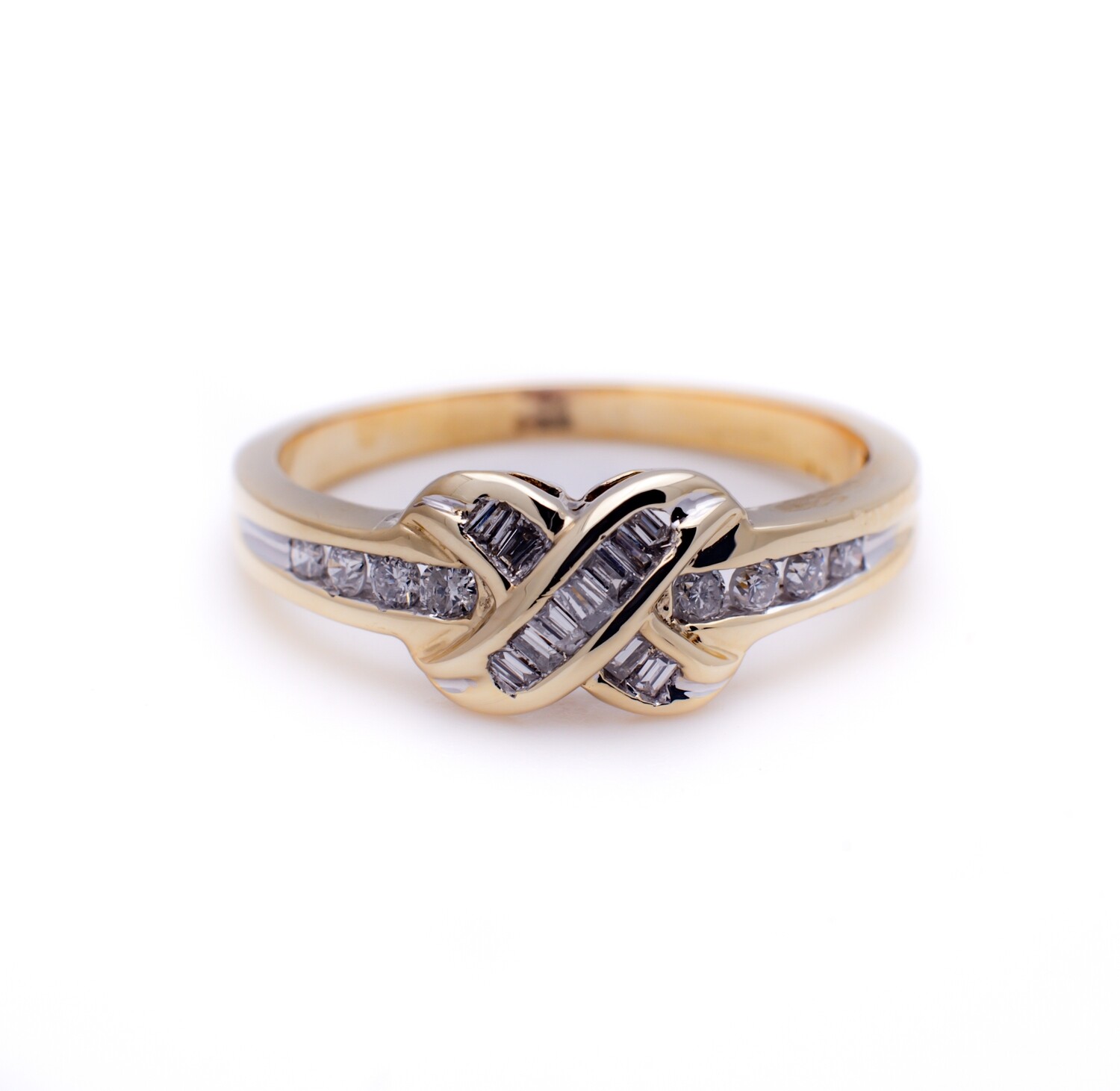 10k Gold Ring with Diamonds