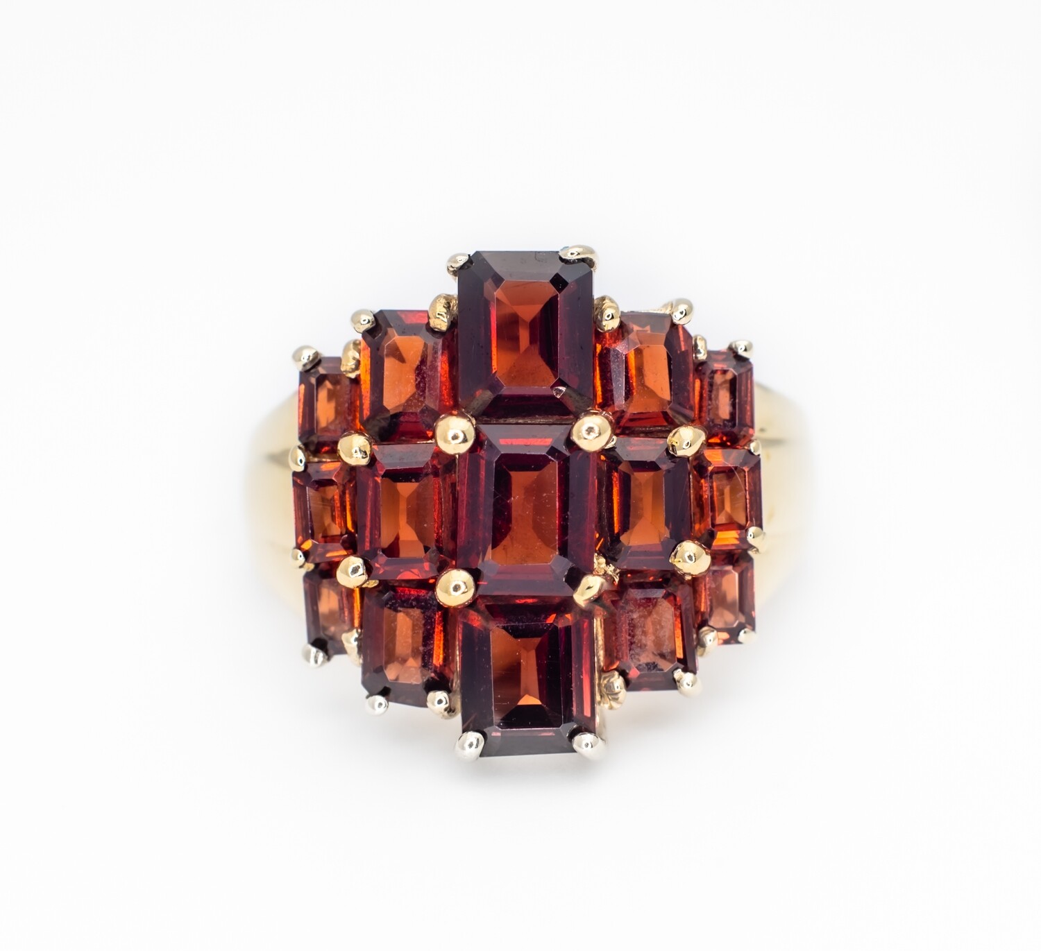 10k Gold Ring with Gemstones. Size - 5